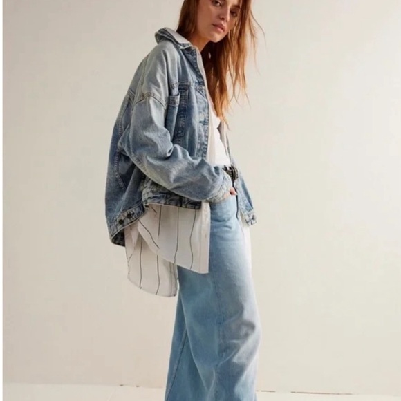 THE LAUNDRY ROOM BORN IN THE USA / HELLS ANGELS / HARLEY DAVIDSON DENIM JACKET - Picture 3 of 15